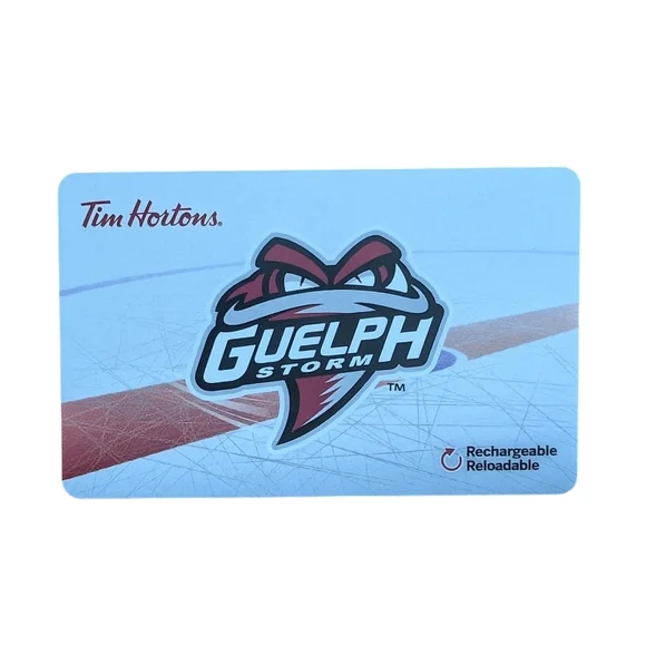 Tim Hortons Gift Card Guelph Storm OHL Hockey Team Collectible Zero Balance - Picture 1 of 2